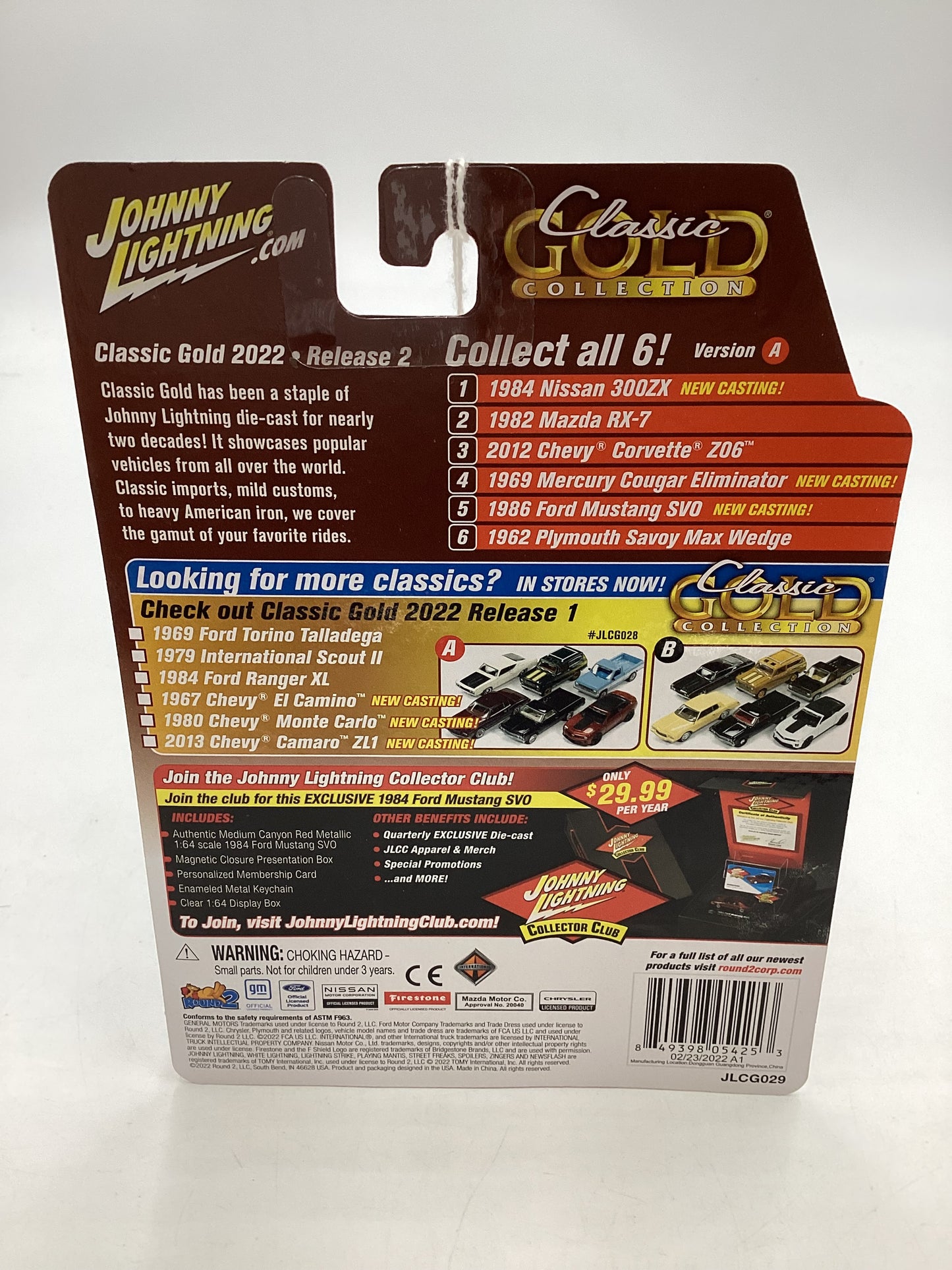 Johnny Lightning ZO6 2012 Chevy Corvette ZO6 221D