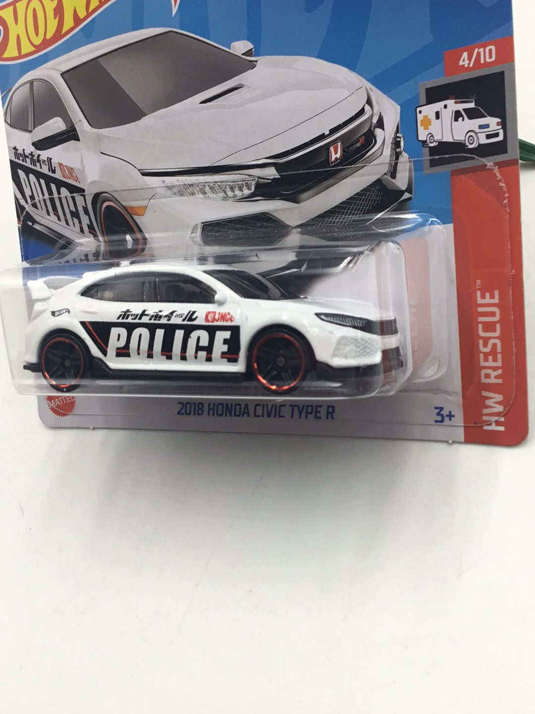 2023 hot wheels Short Card #215 Honda Civic type r JJ6