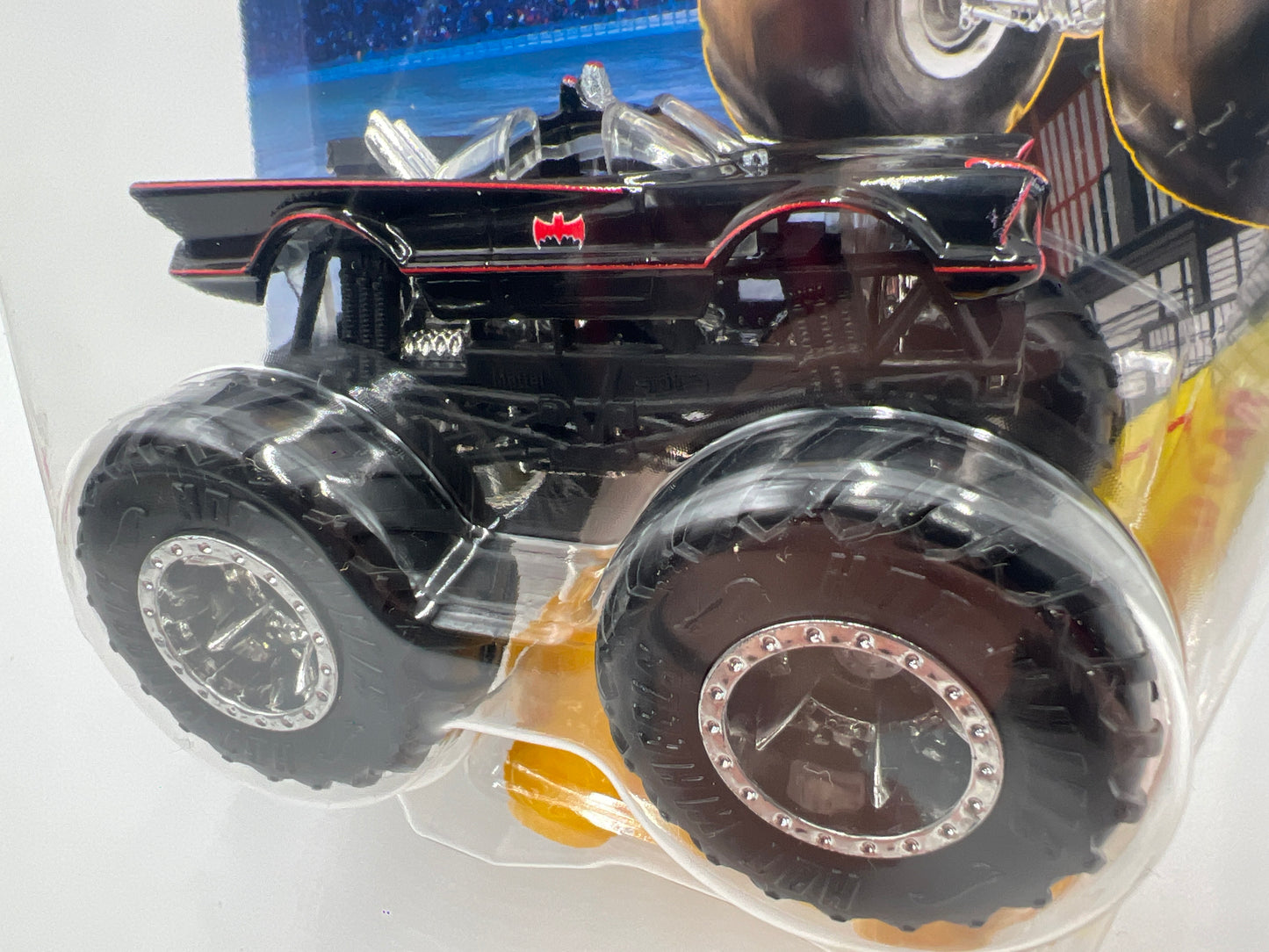 2025 Hot Wheels Monster Trucks Batman TV Series Batmobile Black 134E