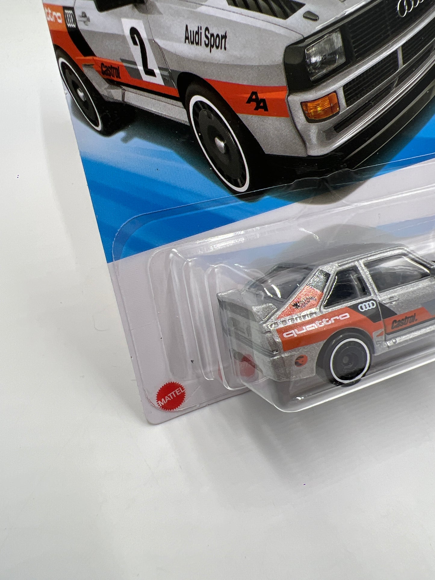 2025 Hot Wheels P Case Treasure Hunt #246 84 Audi Sport Quattro Silver 274F