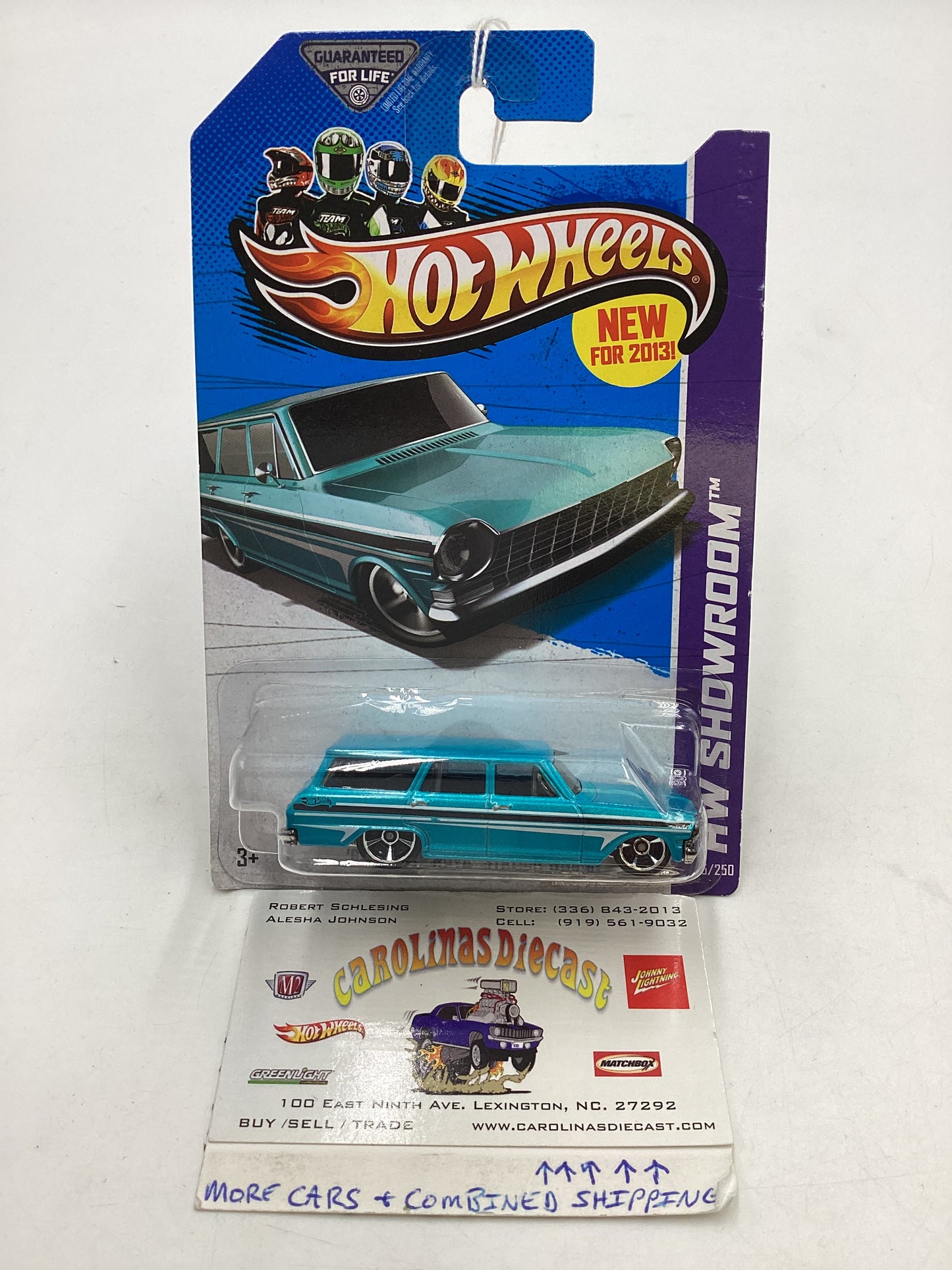 2013 Hot wheels 64 Chevy Nova Station Wagon #195 16B