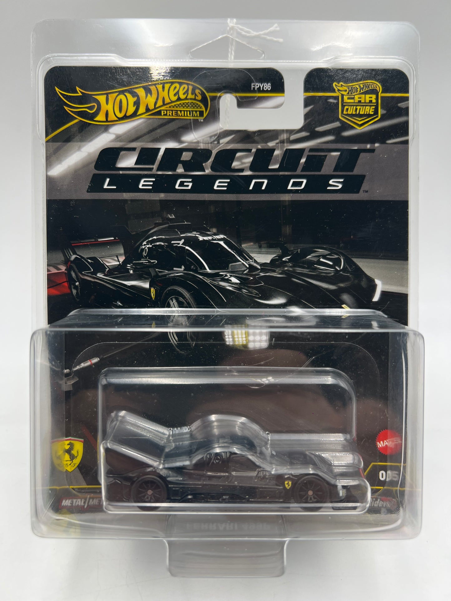 Hot Wheels Premium Car Culture Circuit Legends CHASE #0 Ferrari 499P Black W/Protector