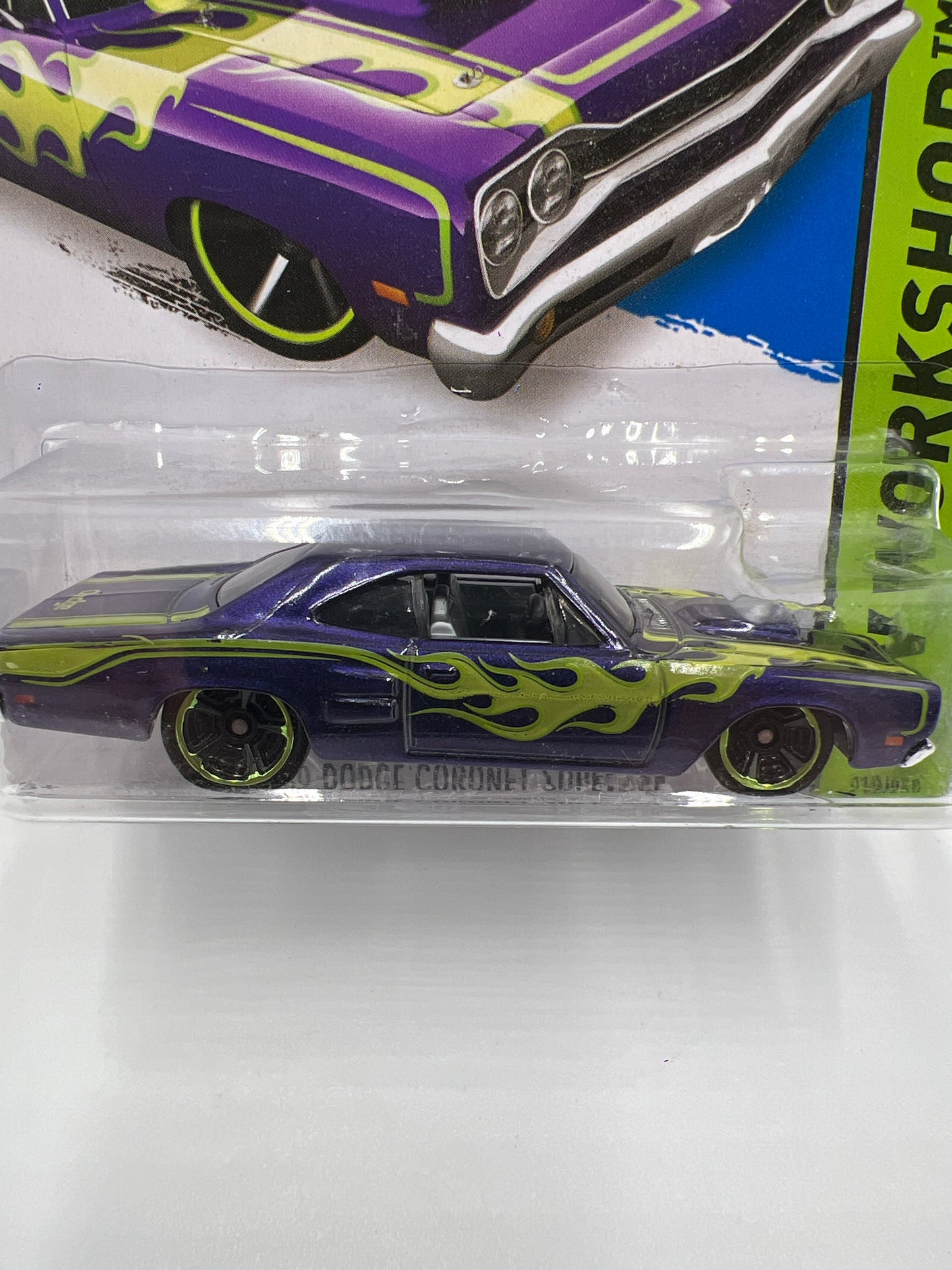 2014 Hot Wheels Workshop #212 69 Dodge Coronet Superbee Purple 59E