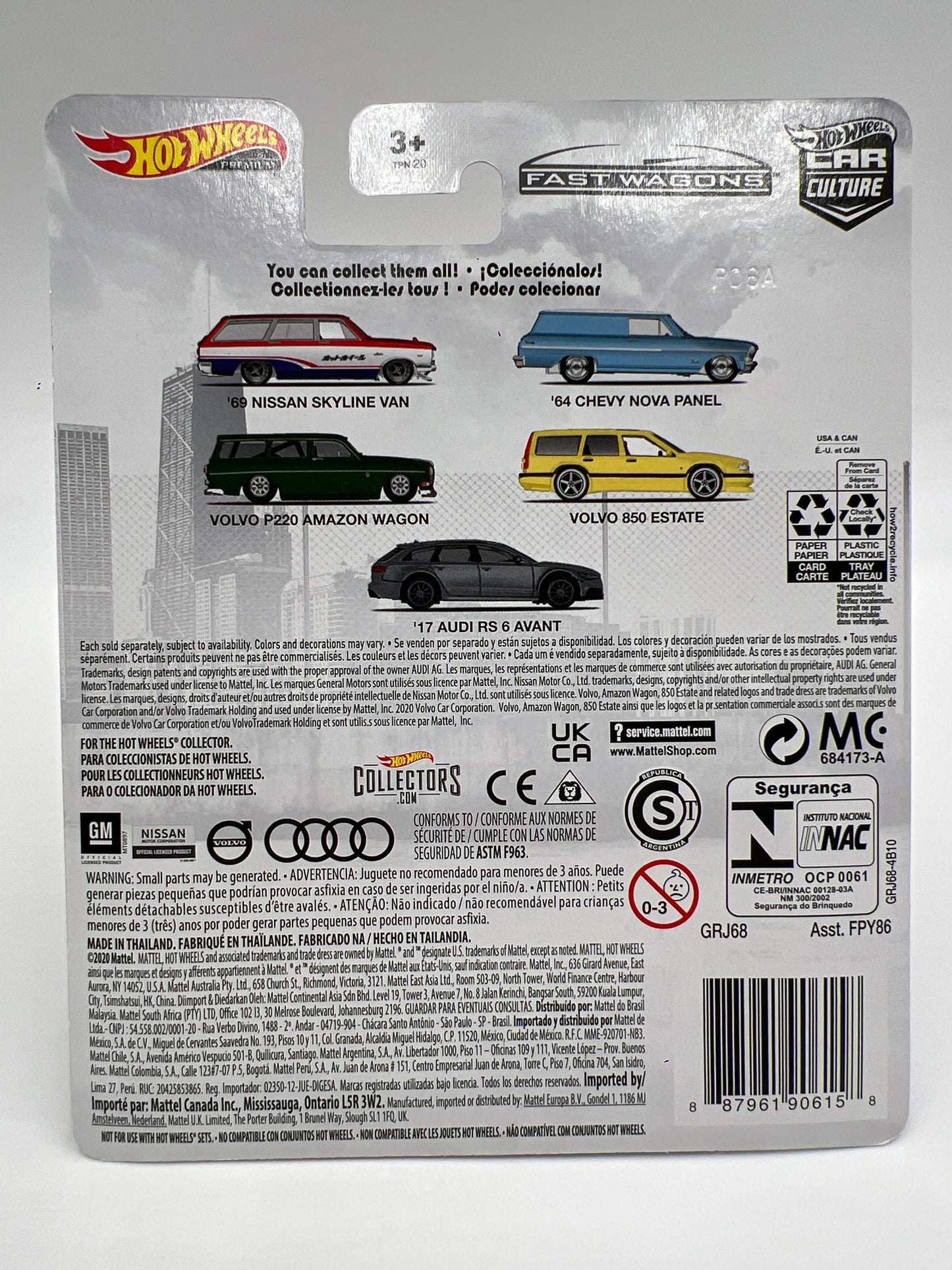 Hot Wheels Premium Fast Wagons #1 69 Nissan Skyline Van 241H