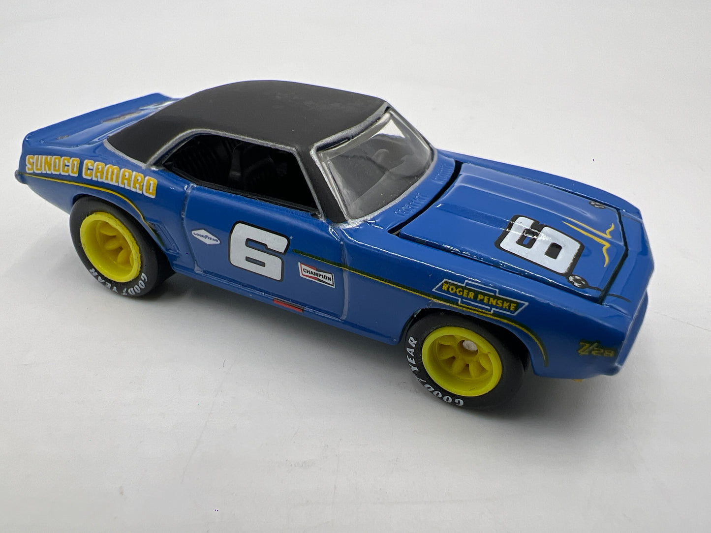 Hot Wheels Vintage Racing #27 Premium Marc Donohue 69 Camaro Sunoco Blue Loose