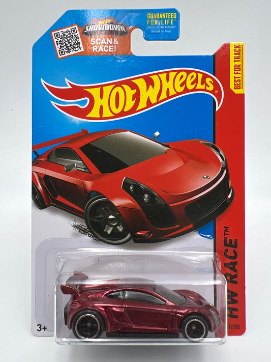 2015 Hot Wheels Super Treasure Hunt #151 Mastretta MXR Red W/Protector