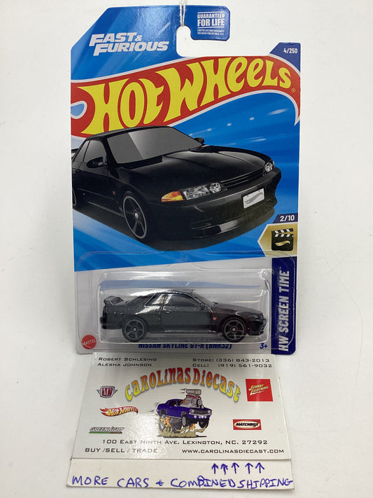 2025 Hot Wheels B case Fast and Furious #4 Nissan Skyline GT-R BNR32 Black