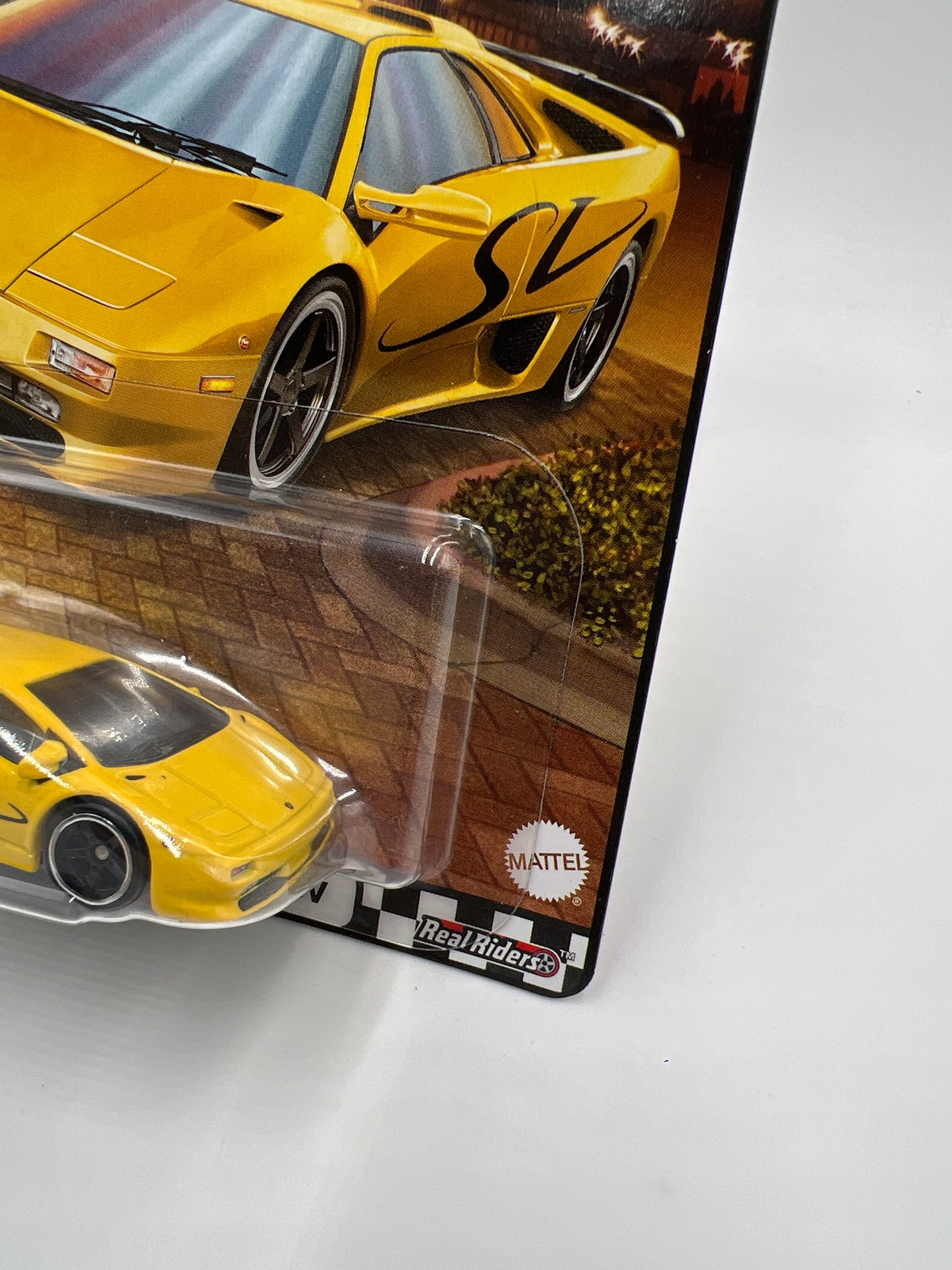 Hot Wheels Premium Boulevard #132 95 Lamborghini Diablo SV Yellow 260A