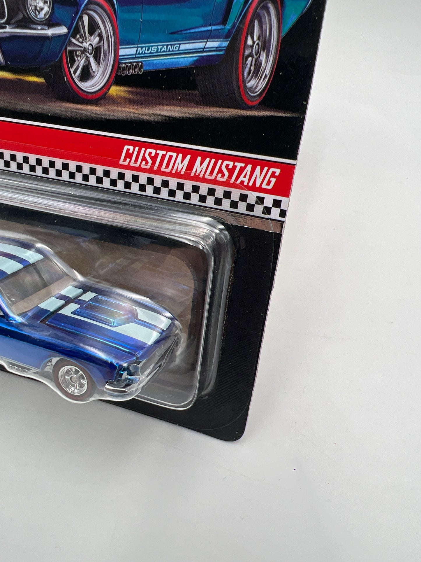 2020 Hot Wheels RLC Custom Mustang Blue W/Protector