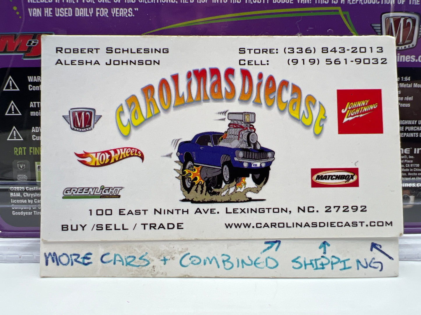 2025 M2 Machines Mijo Exclusives CHASE 1/450 Big Daddy Ed Roth 1964 Dodge A100 Panel Van White MJS85