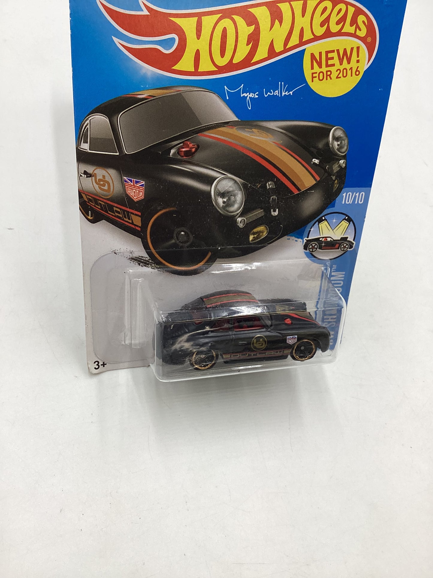 2016 Hot wheels Magnus Walker #120 Porsche 365A Outlaw Black 100C