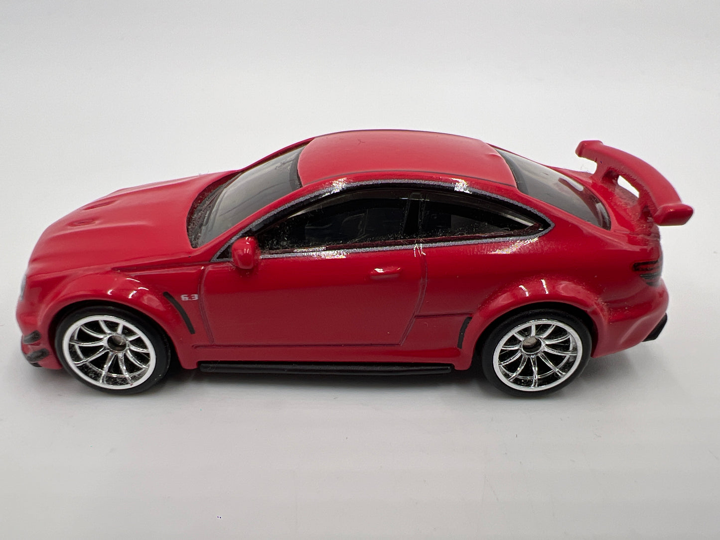 Hot Wheels Premium Deutschland Design 2012 Mercedes-Benz C 63 AMG Coupe Black Series Red Loose