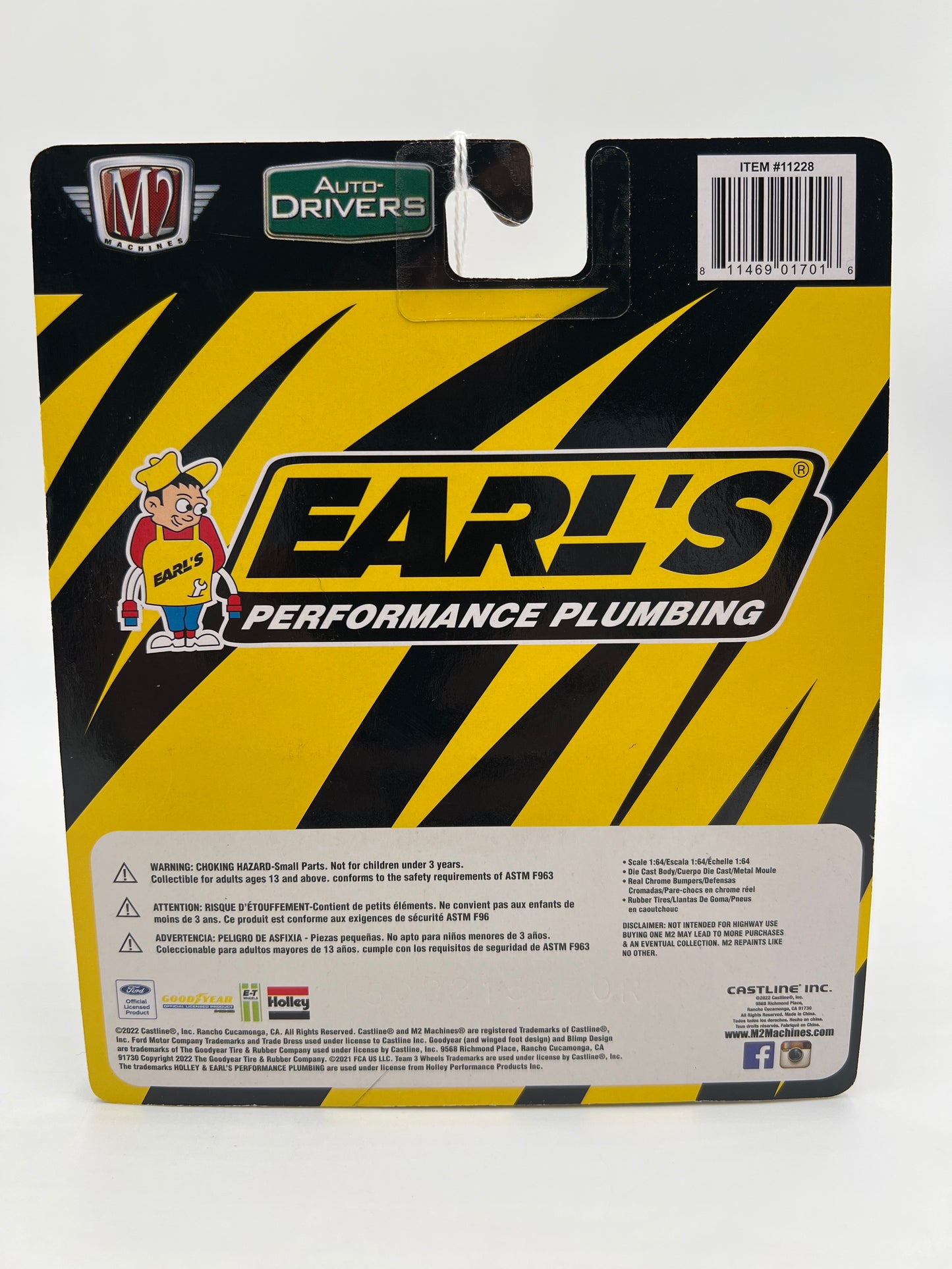 M2 Machines Auto-Drivers Earls CHASE 1966 Ford Mustang Fastback 2+2 R87