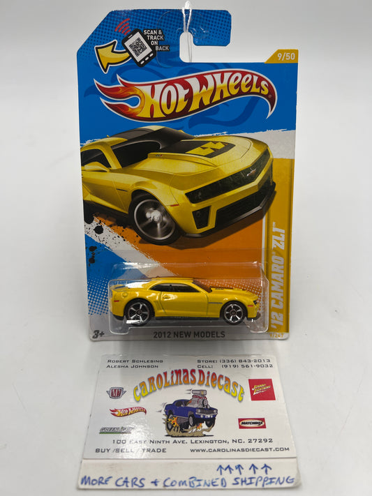 2012 Hot Wheels New Models #9 12 Camaro ZL1 Yellow Kroger Exclusive 236F