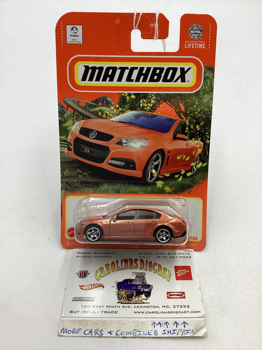 2024 Matchbox G Case #68 Holden VF Commodore SSV Orange 211J