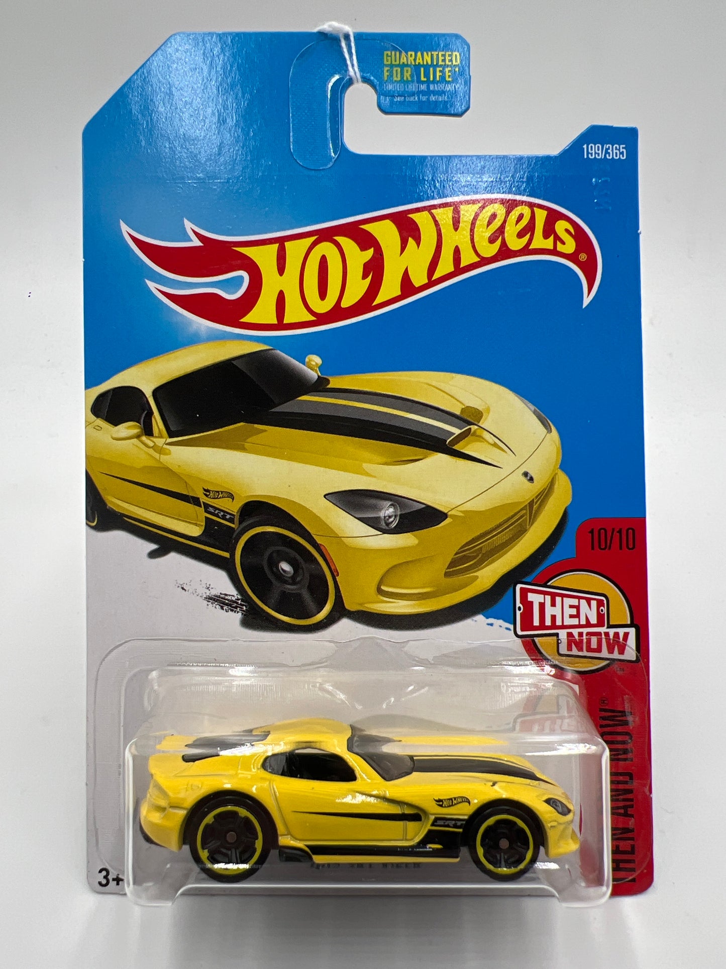 2017 Hot Wheels Then And Now #199 2013 SRT Viper Yellow 50B