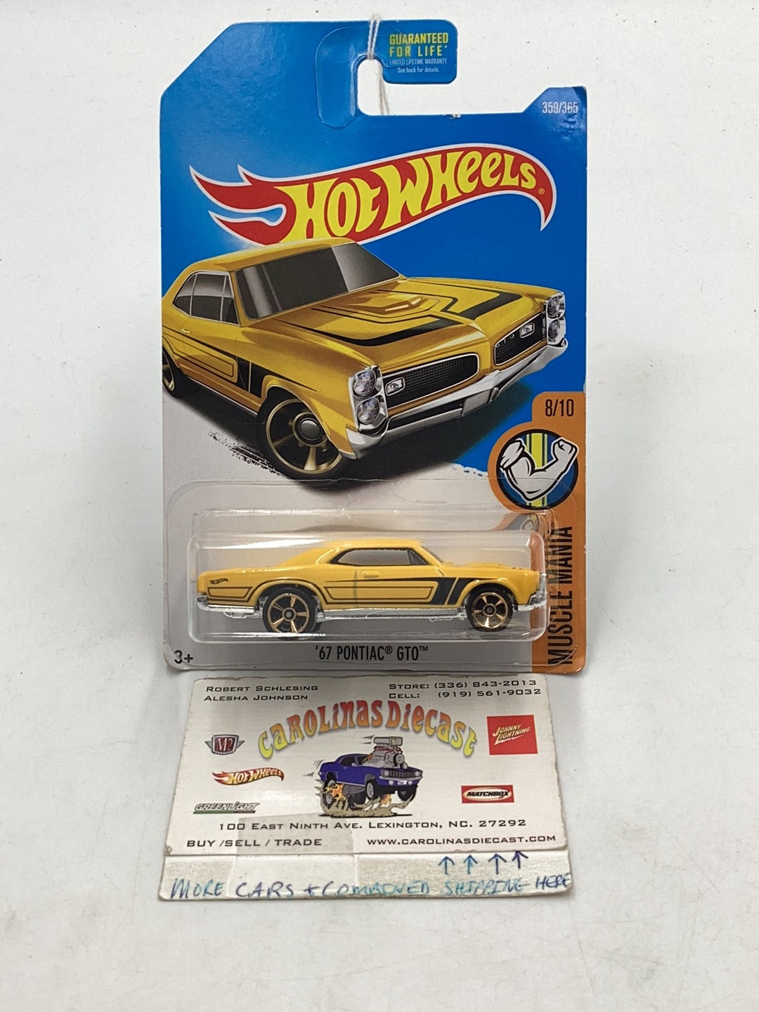 2017 Hot Wheels #359 67 Pontiac GTO 60G