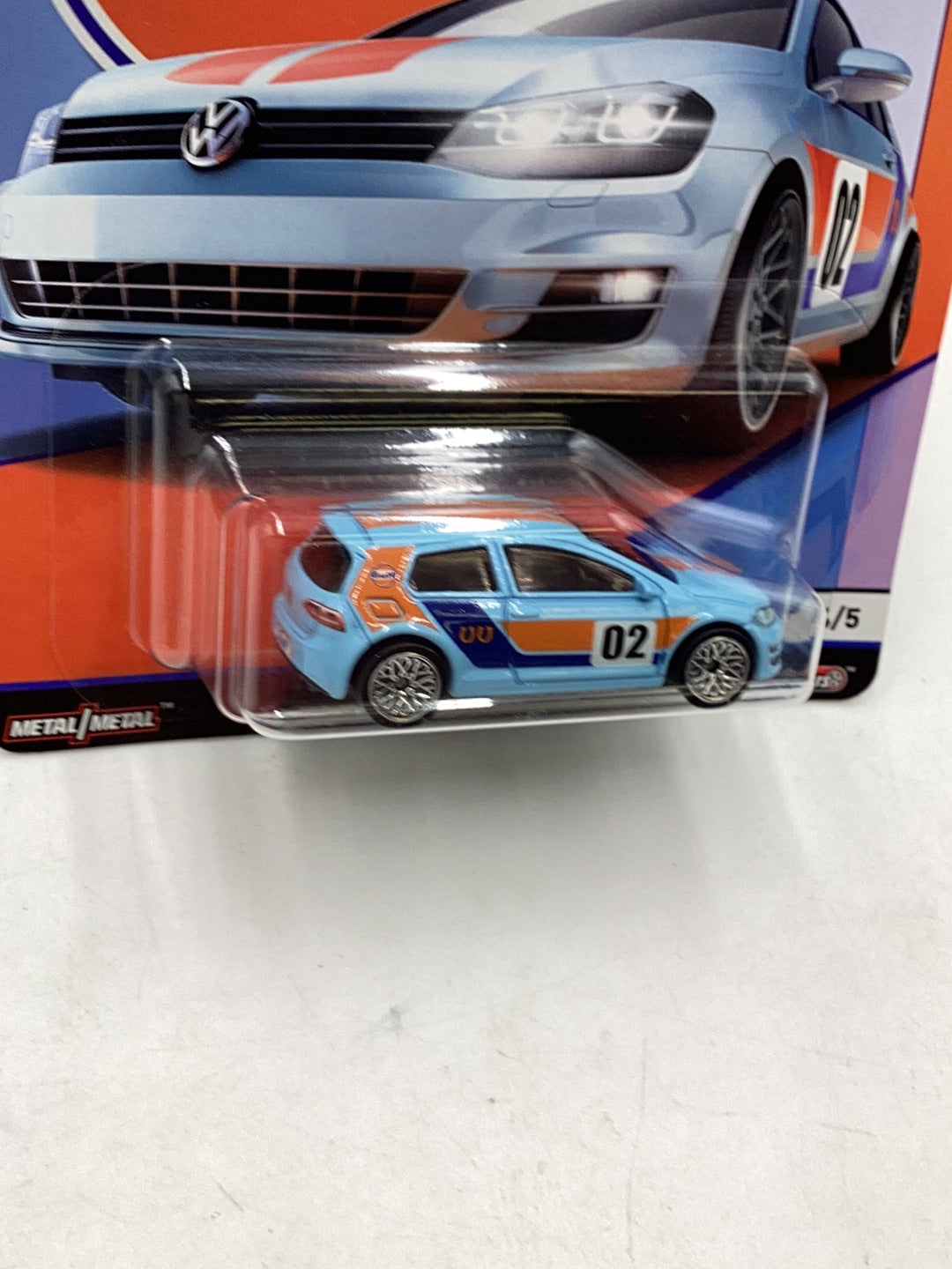 HOT WHEELS GULF Volkswagen Golf MK7 4/5 with protector