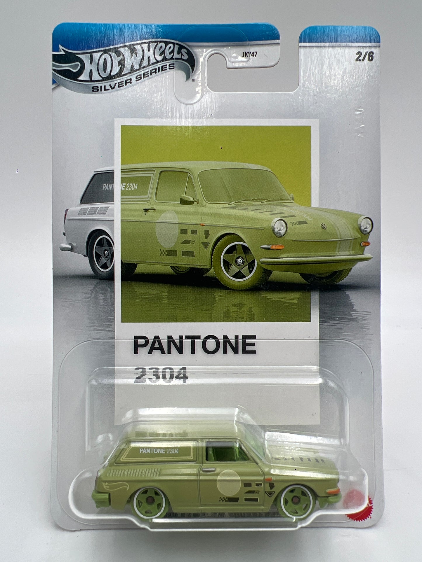 Hot Wheels Silver Series Pantone 2304 #2 69 Volkswagen Squareback Green 151D
