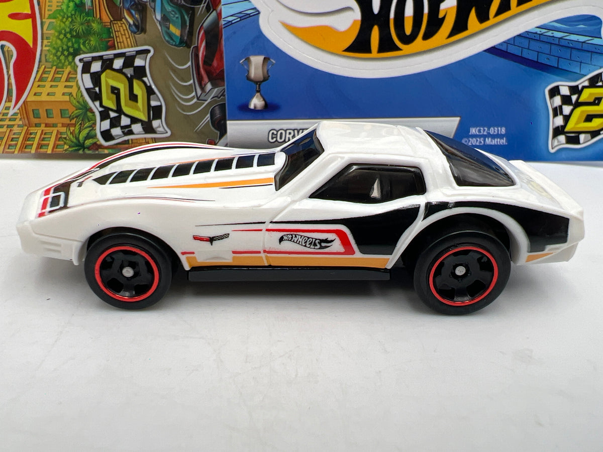 2026 Hot Wheels Mystery Models Series 2 #2 CHASE Corvette Stingray White