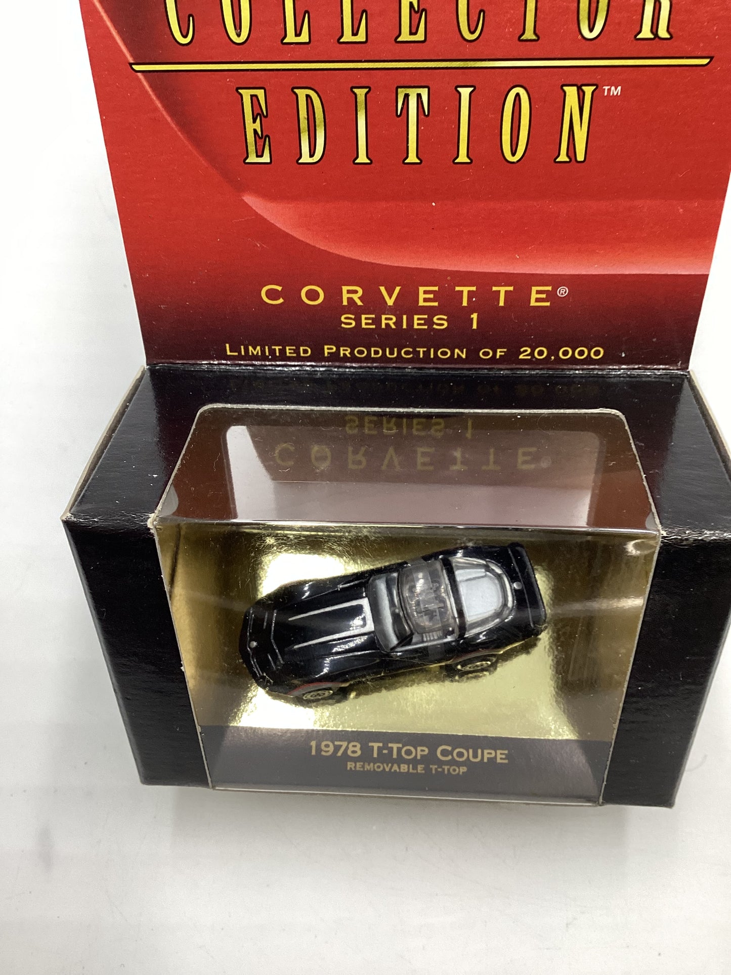 Micro Machines Collectors Edition Corvette Series 1 1978 T-Top Coupe Black 1/20000 SR