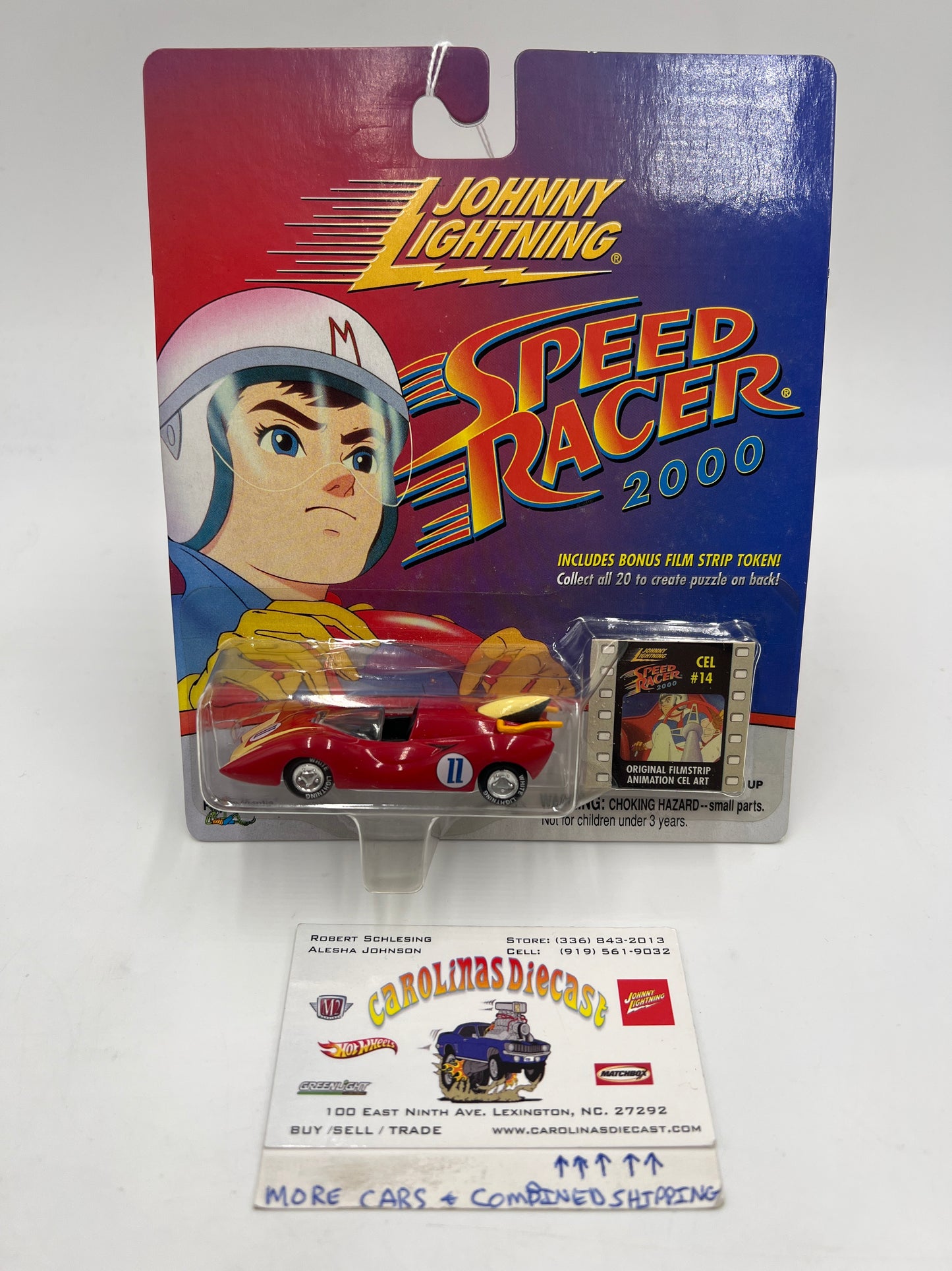 Johnny Lightning White Lightning Chase Speed Racer 2000 CEL #14 Captain Terror Red