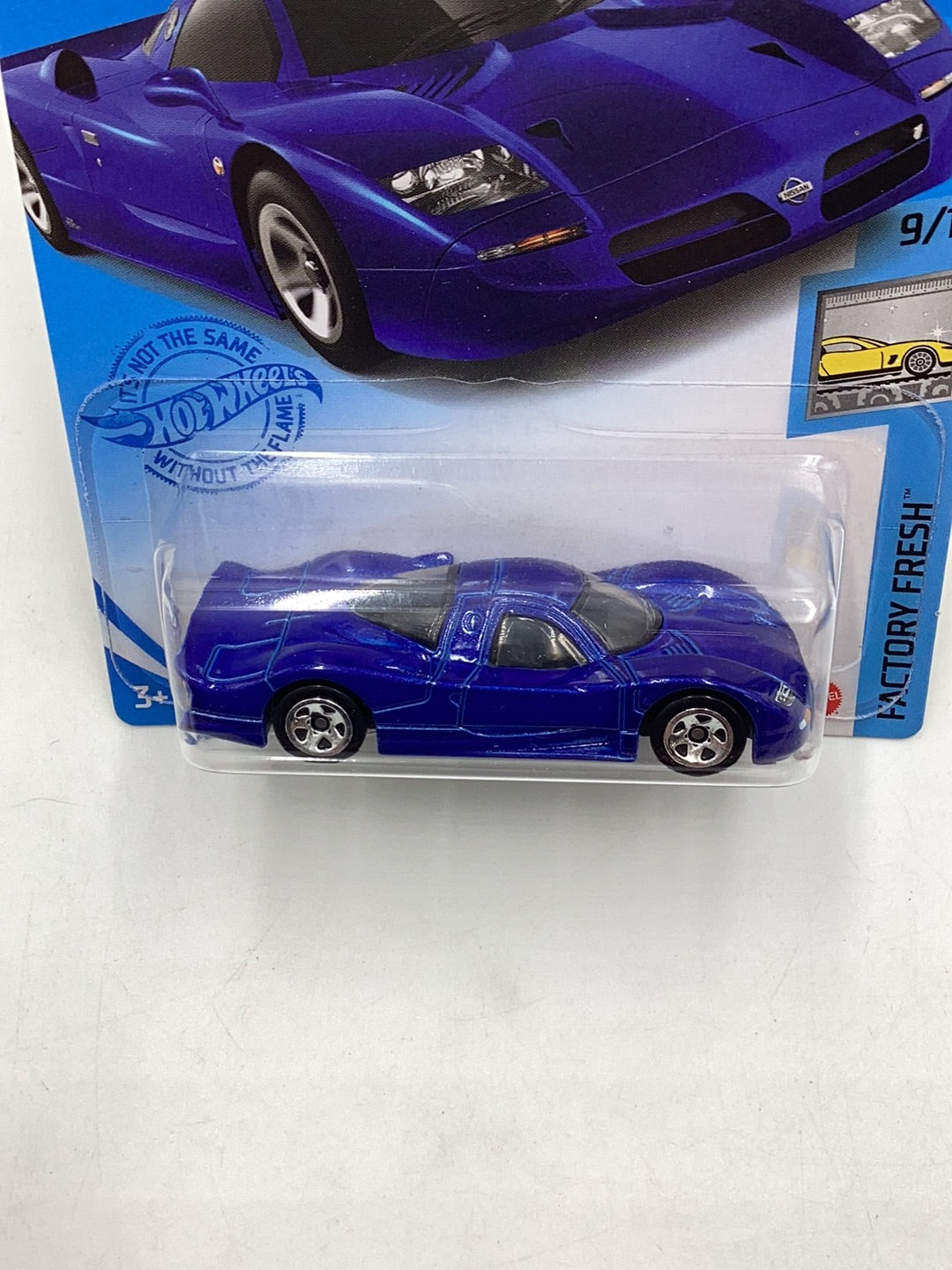 2021 Hot Wheels #138 Nissan R390 GTI Blue 80A
