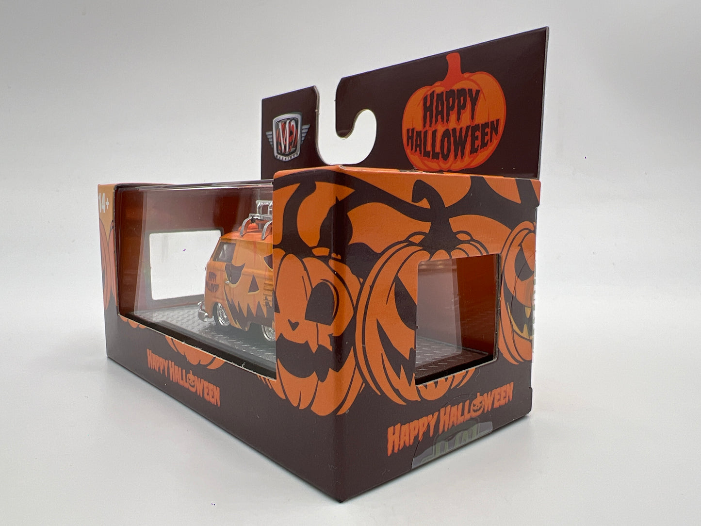 2025 M2 Machines Walmart Exclusive Halloween 1960 VW Delivery Van Orange WMTS21