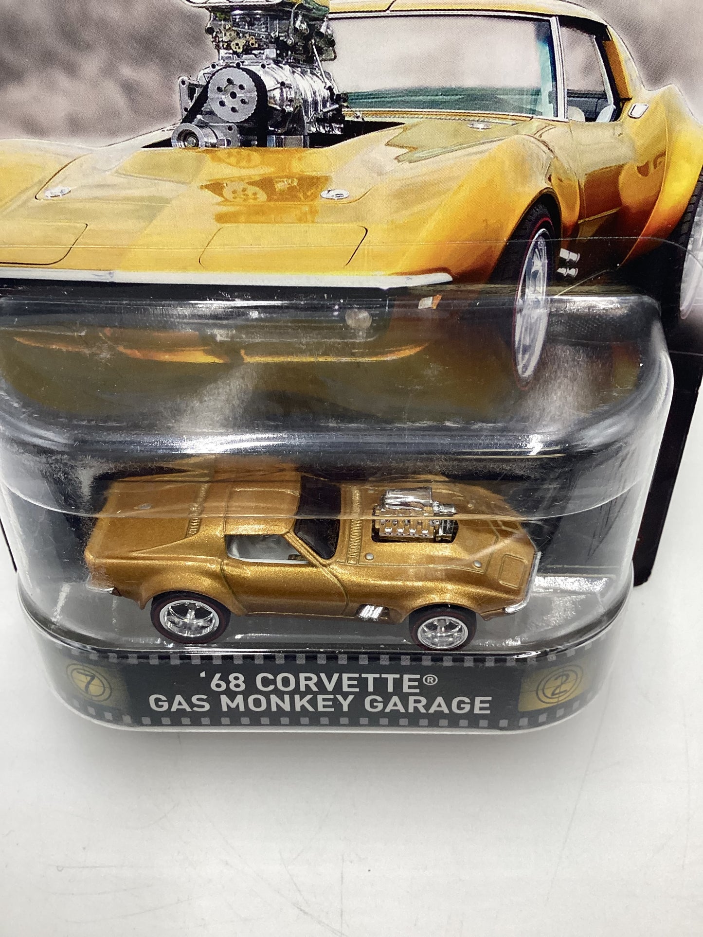 2018 Hot wheels Retro Entertainment Gas Monkey Garage 68 Corvette 241E