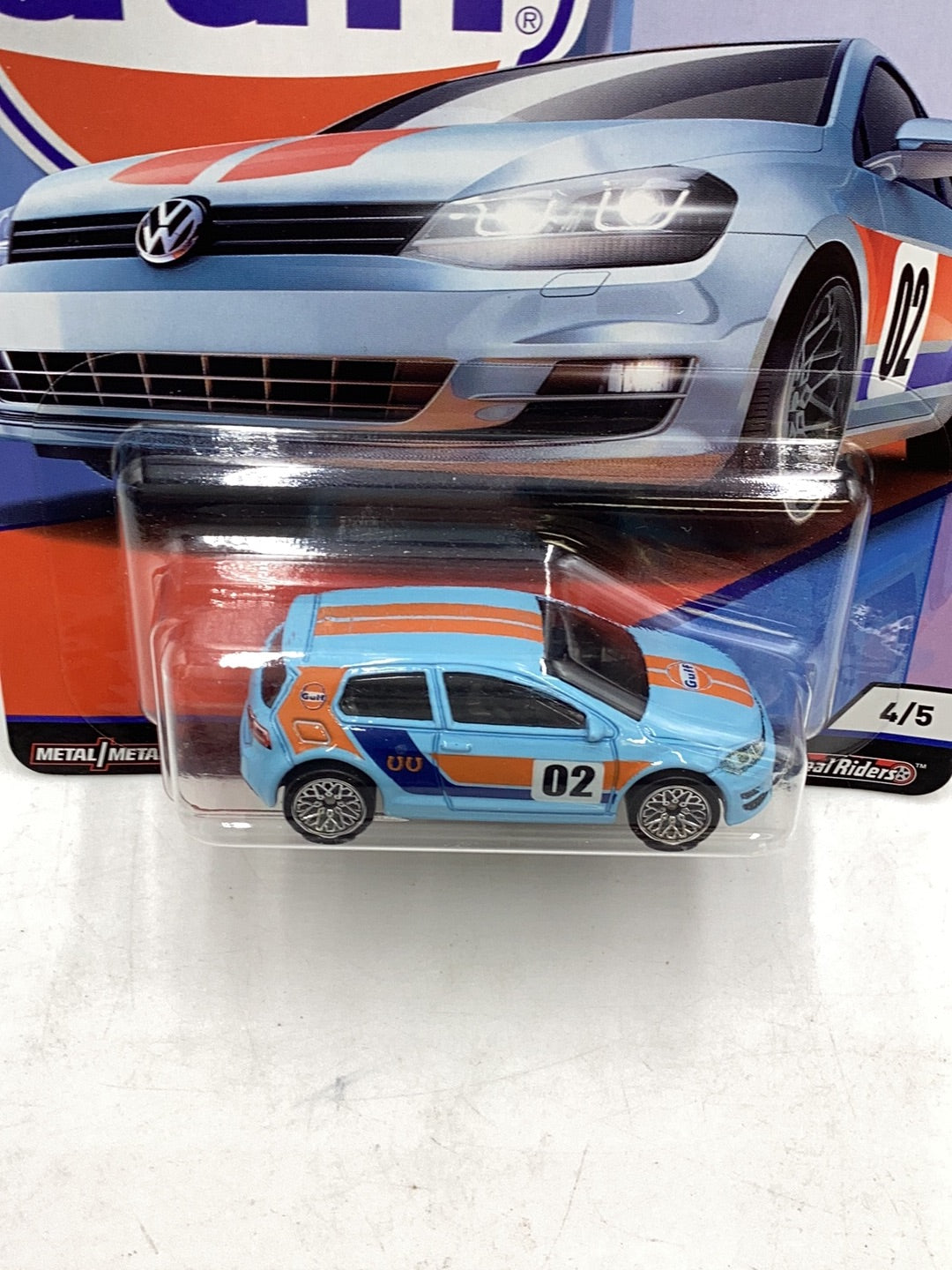 HOT WHEELS GULF Volkswagen Golf MK7 4/5 with protector