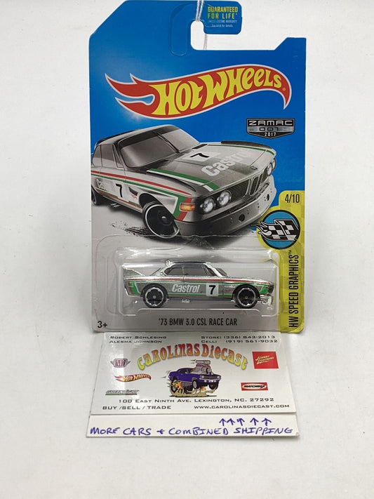 2017 Hot wheels Zamac 001 73 BMW 3.0 CSL Race Car 146D