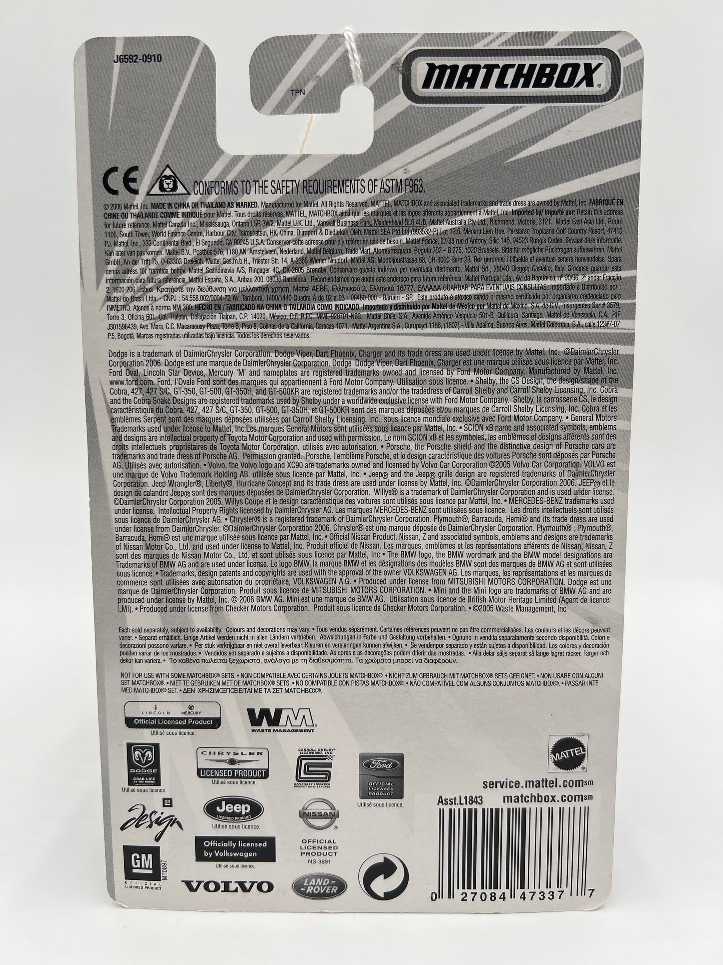 Matchbox Superfast #43 Chevy K-1500 Pick-Up Gray