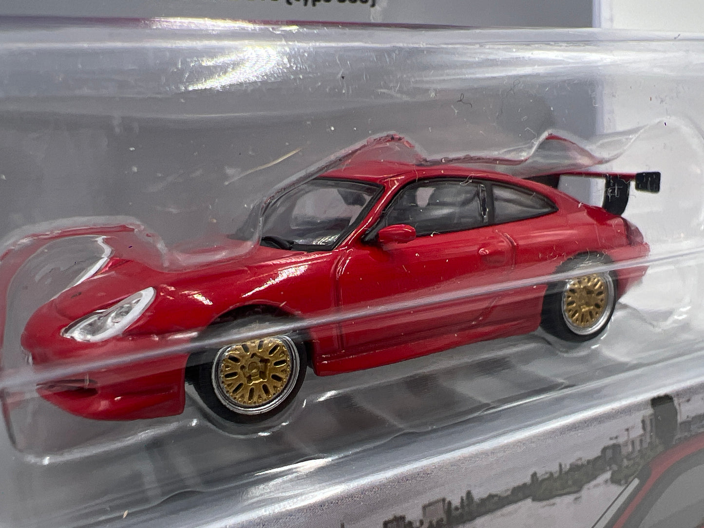 Tarmac Works x IXO Models Mijo Exclusives #69RE Porsche 911 GT3 Type 996 Red 240D