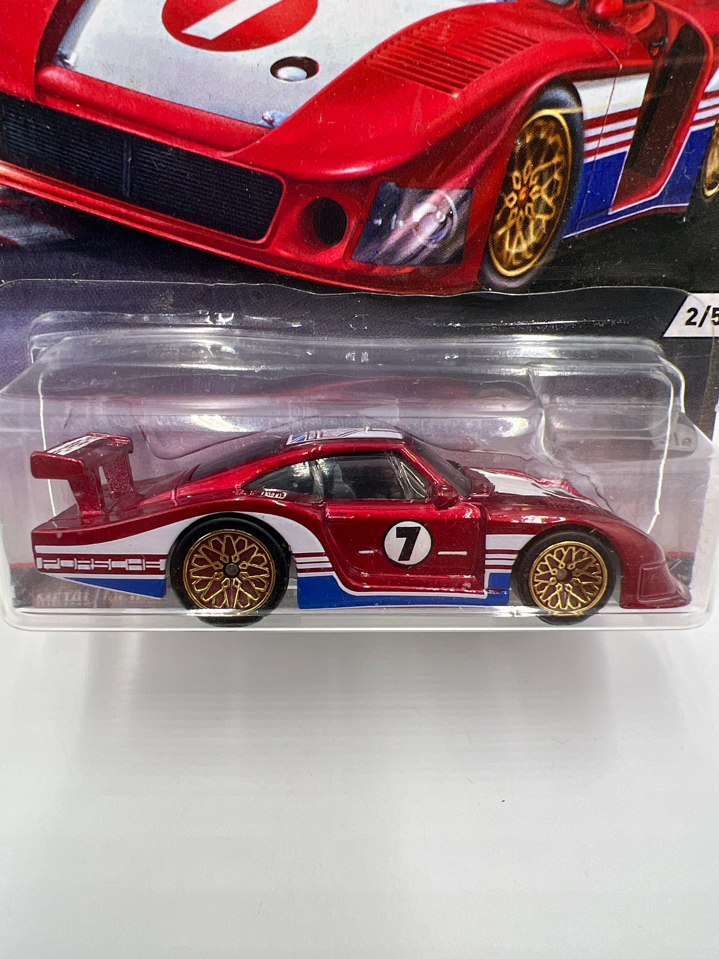 Hot Wheels Premium Track Day #2 78 Porsche 935 Red W/Protector
