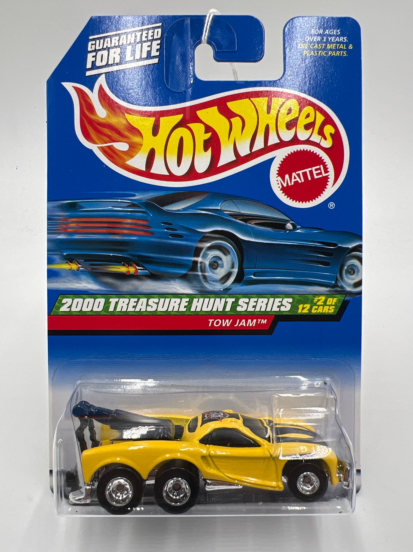 2000 Hot Wheels Treasure Hunt Real Riders #50 Tow Jam Yellow 273C