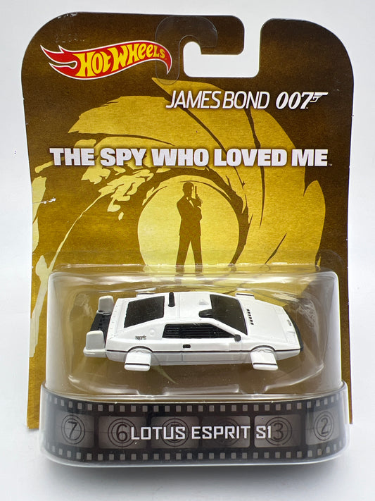 Hot Wheels Retro Entertainment 007 Spy Who Loved Me Lotus Espirit S1 White Card Not Perfect