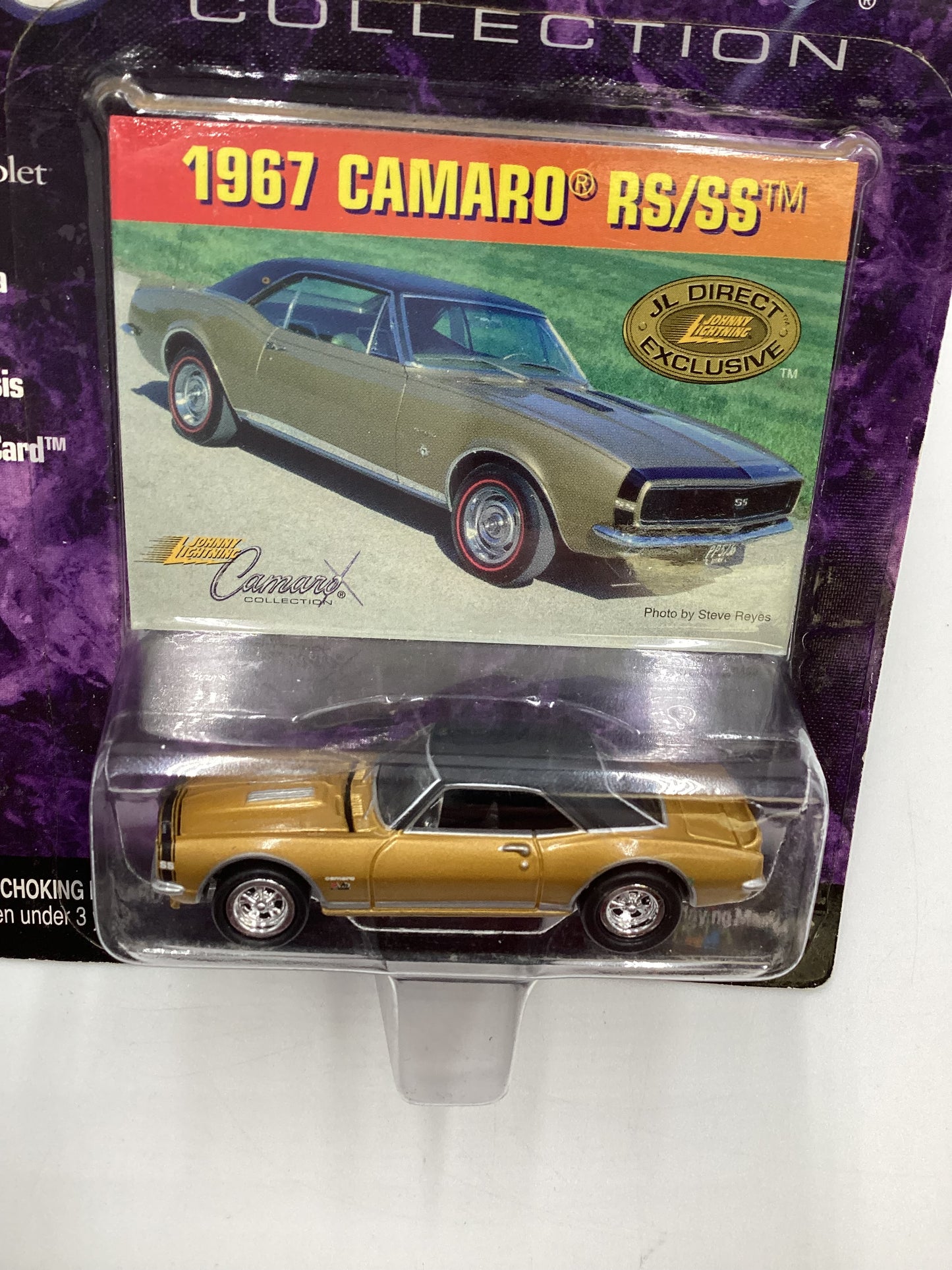 Johnny lightning Camaro Collection 1967 Camaro RS/SS Gold JL Direct Exclusive Mail In