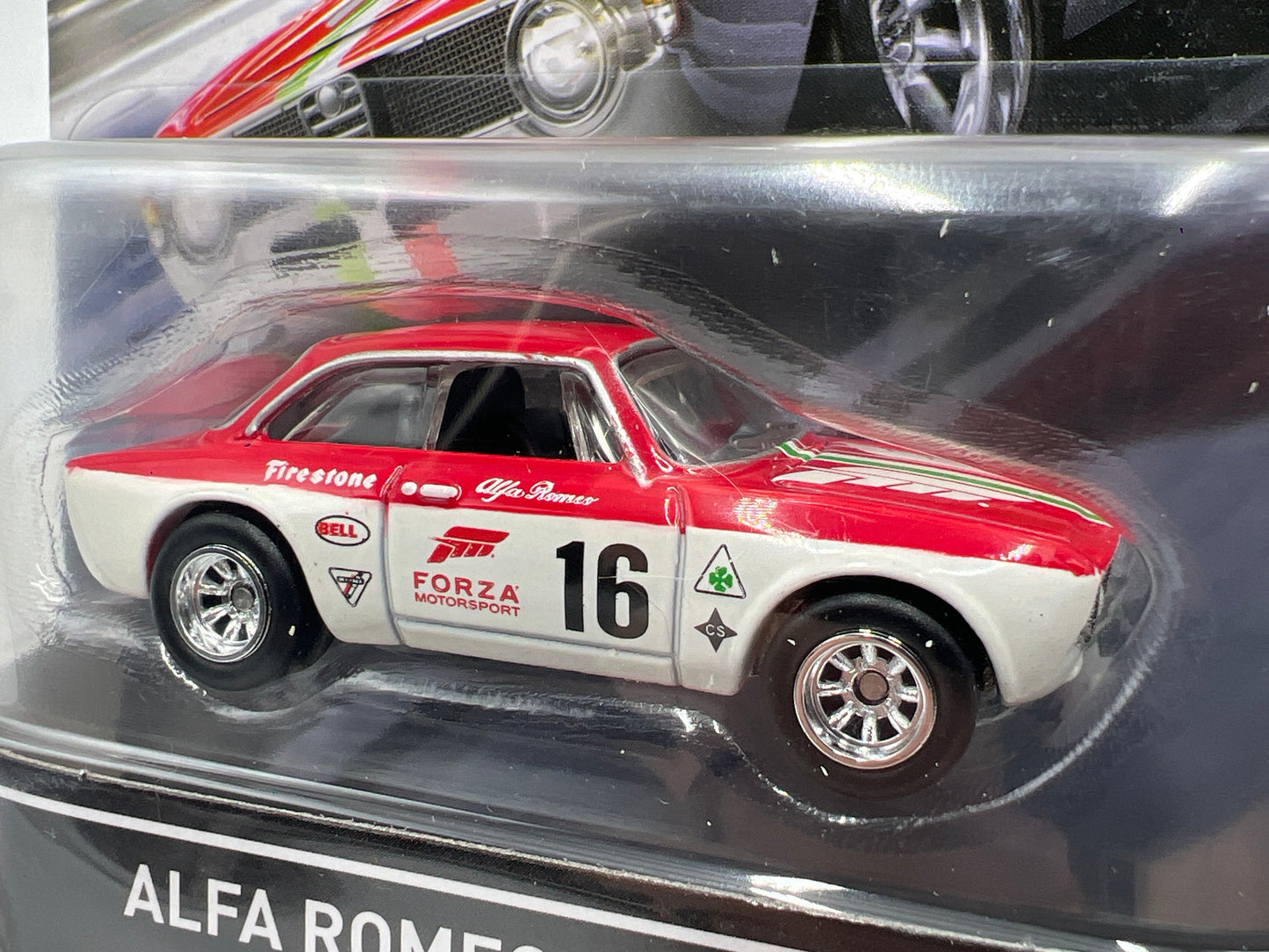 Hot Wheels Retro Entertainment Forza Motorsport #3 Alfa Romeo Giulia Sprint GTA Red/White 244E