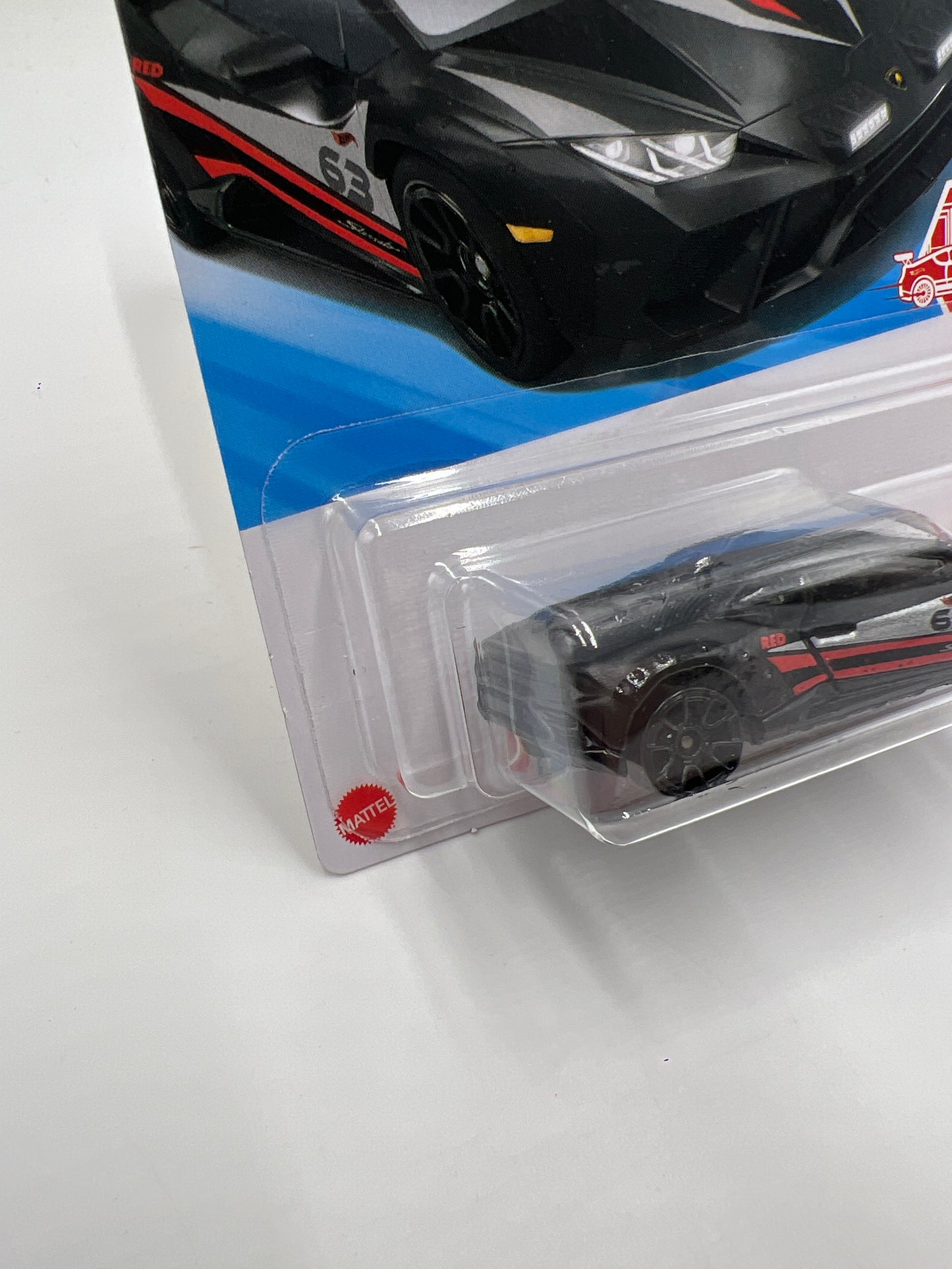 2025 Hot Wheels Target Exclusive Red Edition #41 Lamborghini Huracan Sterrato Black 149A