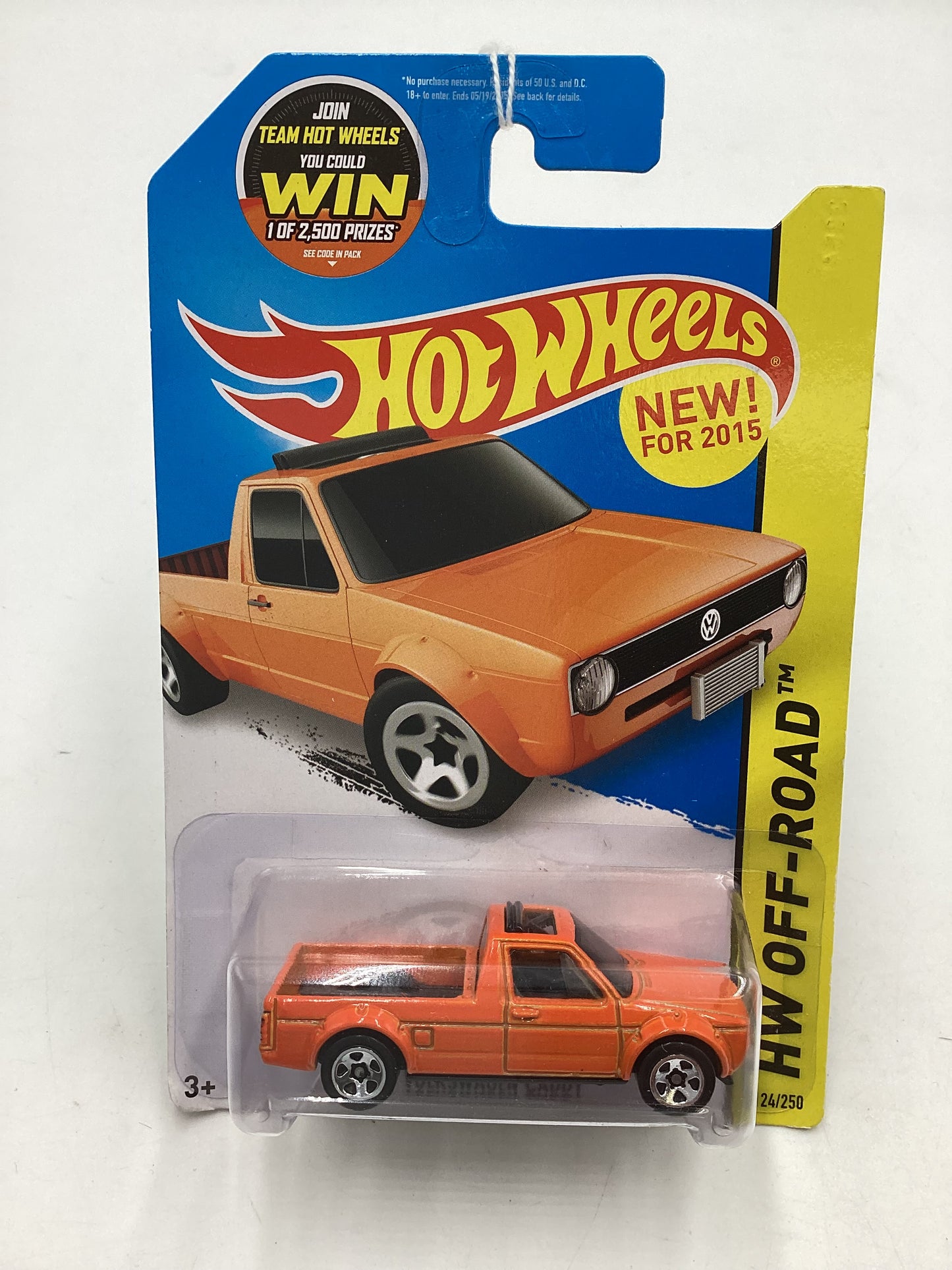 2015 Hot Wheels Off Road #124 Volkswagen Caddy Orange 95E