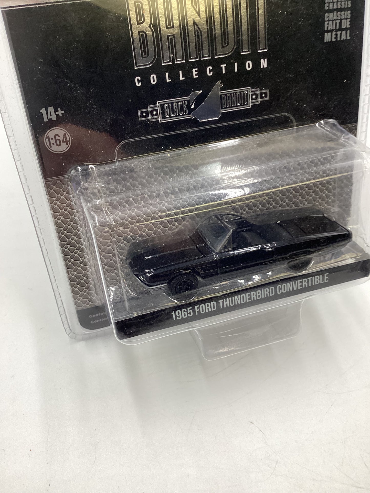 Greenlight Black Bandit Series 27 1965 Ford Thunderbird Convertible Black 180D