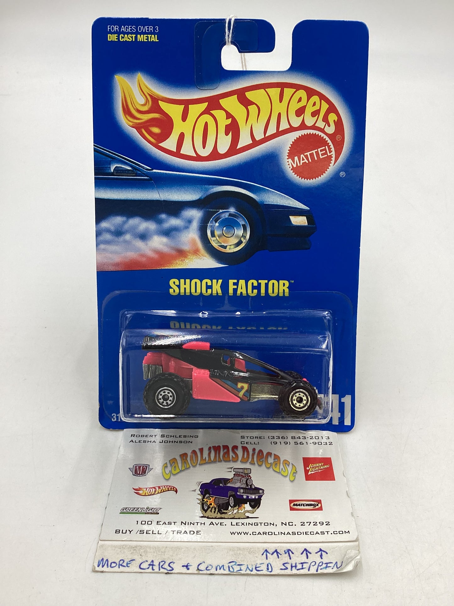 Hot Wheels Blue Card Collector No. 141 Shock Factor CT Wheels 240H