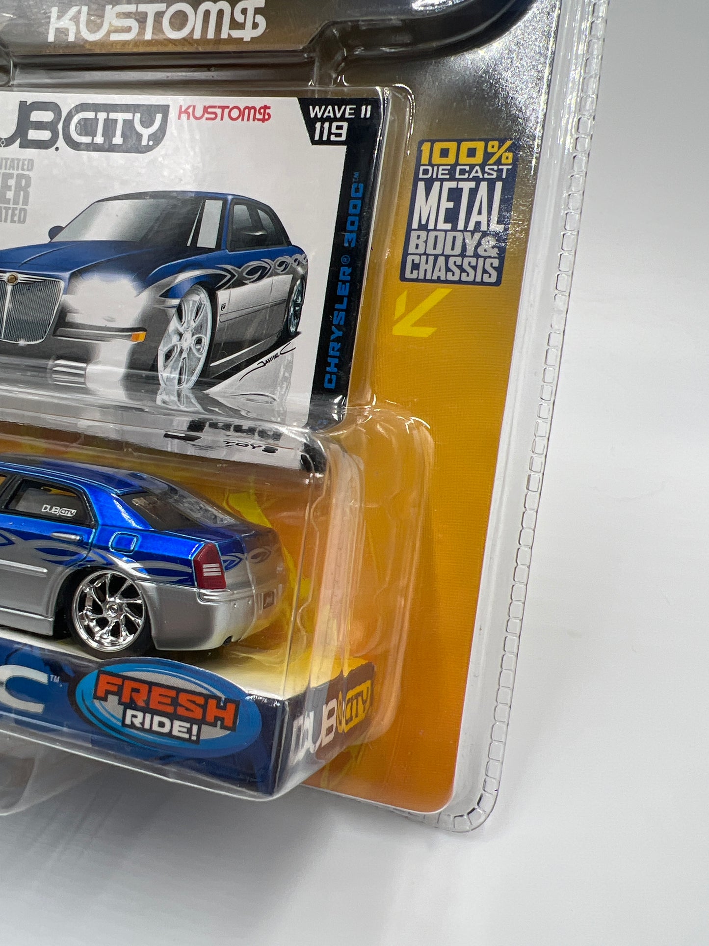 Jada Toys Dub City Kustoms Wave 11 #119 Chrysler 300C Silver/Blue SR