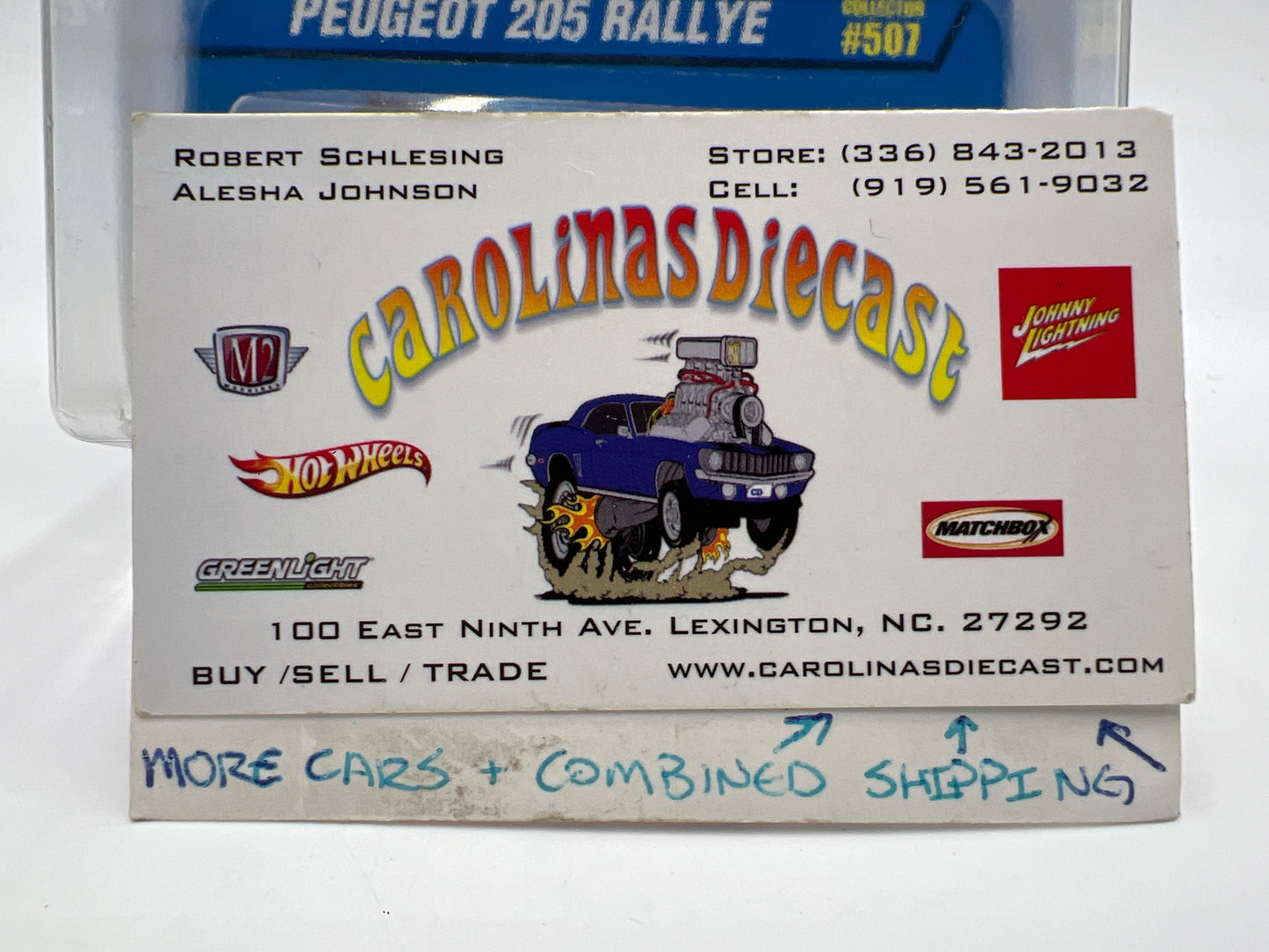 1997 Hot Wheels Collector #507 Peugeot 205 Rallye W/Protector