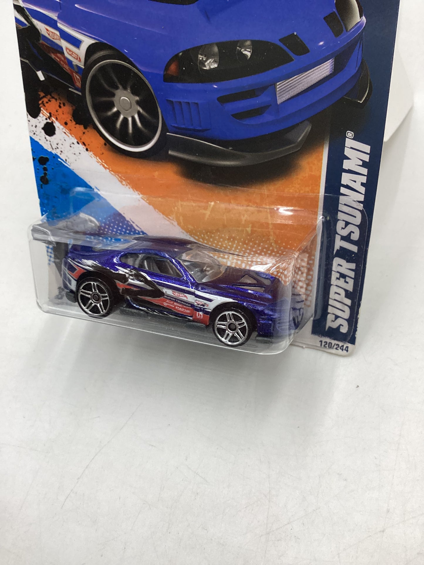 2011 Hot wheels #120 Super Tsunami Blue 86H