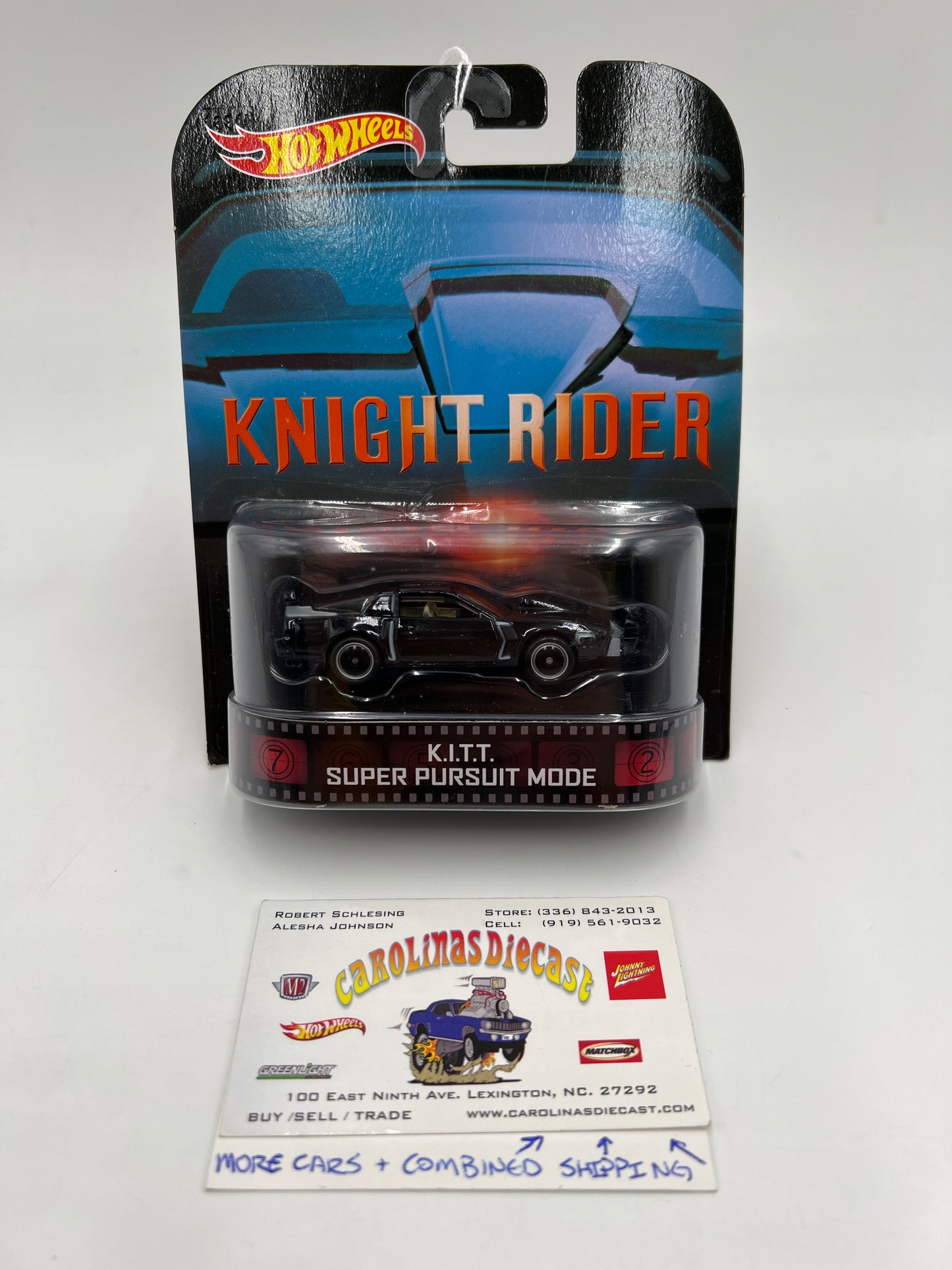 Hot Wheels Retro Entertainment Knight Rider K.I.T.T. Super Pursuit Mode Black 241B