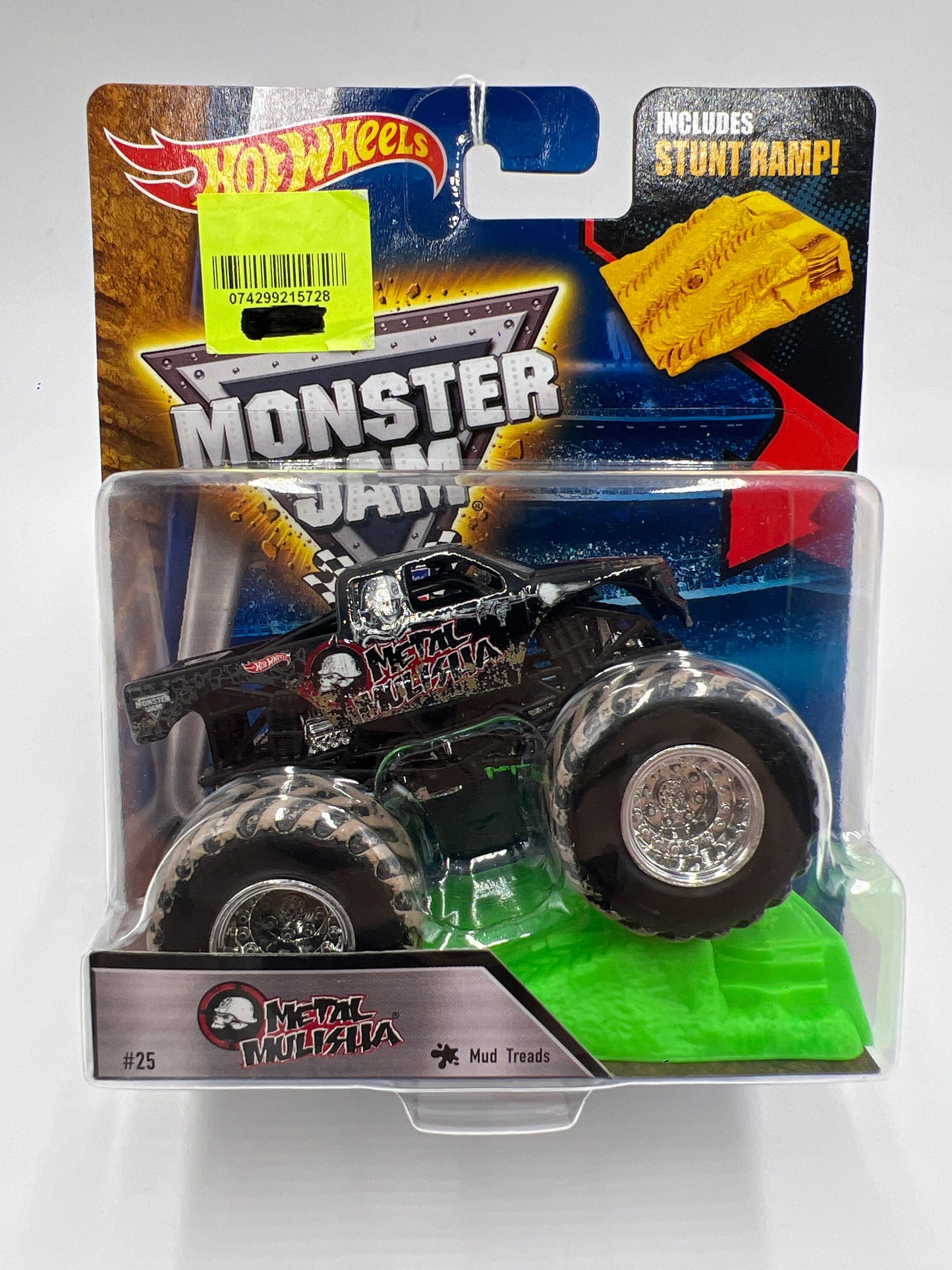 Hot Wheels Monster Jam Mud Treads #25 Metal Mulisha 126i