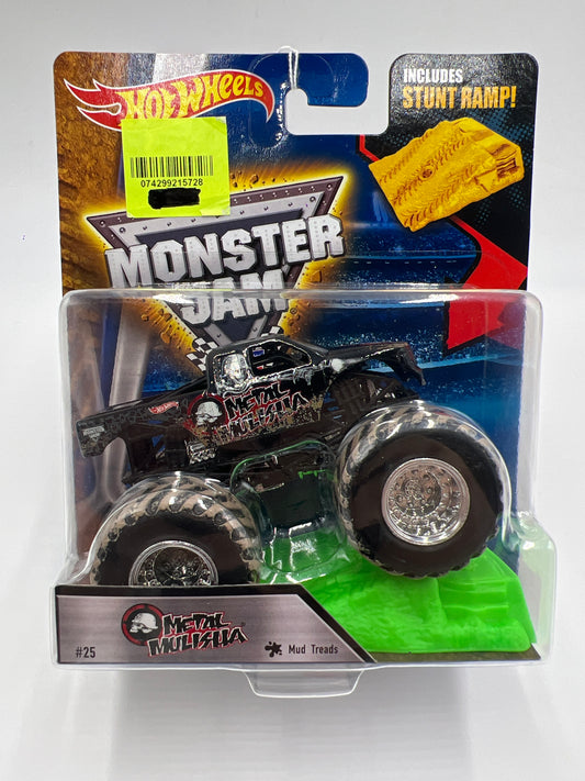 Hot Wheels Monster Jam Mud Treads #25 Metal Mulisha 126i