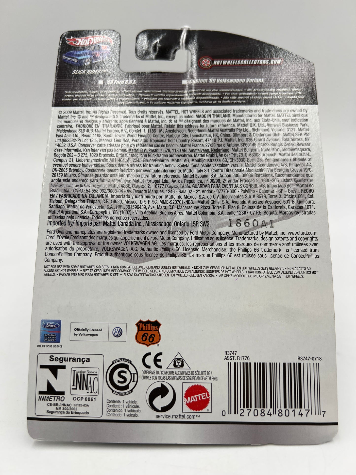 Hot Wheels Premium Delivery Series #32 Custom 69 Volkswagen Variant Koni Blue/White