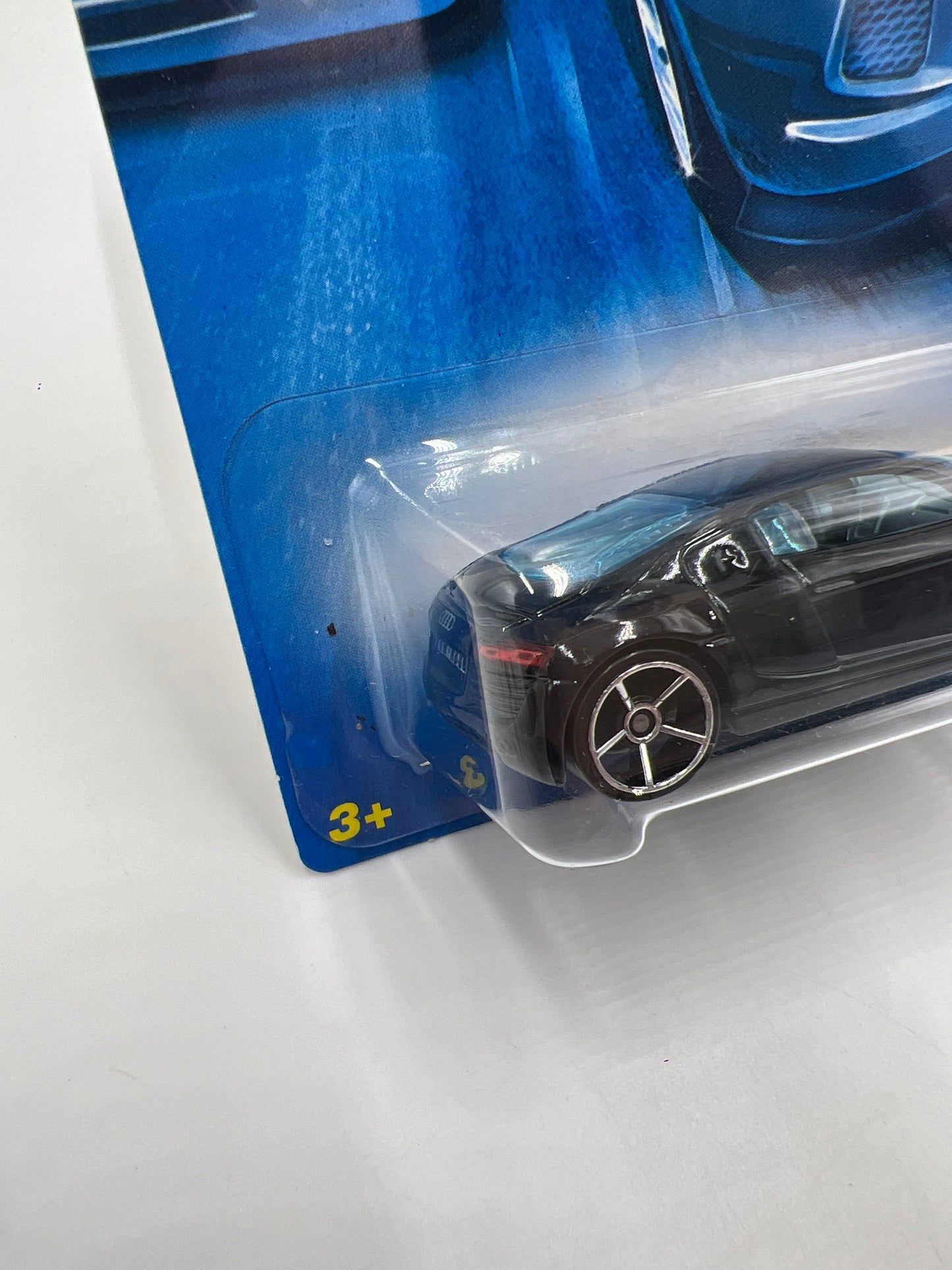 2008 Hot Wheels New Models #3 Audi R8 Black OH5 Wheels 108A